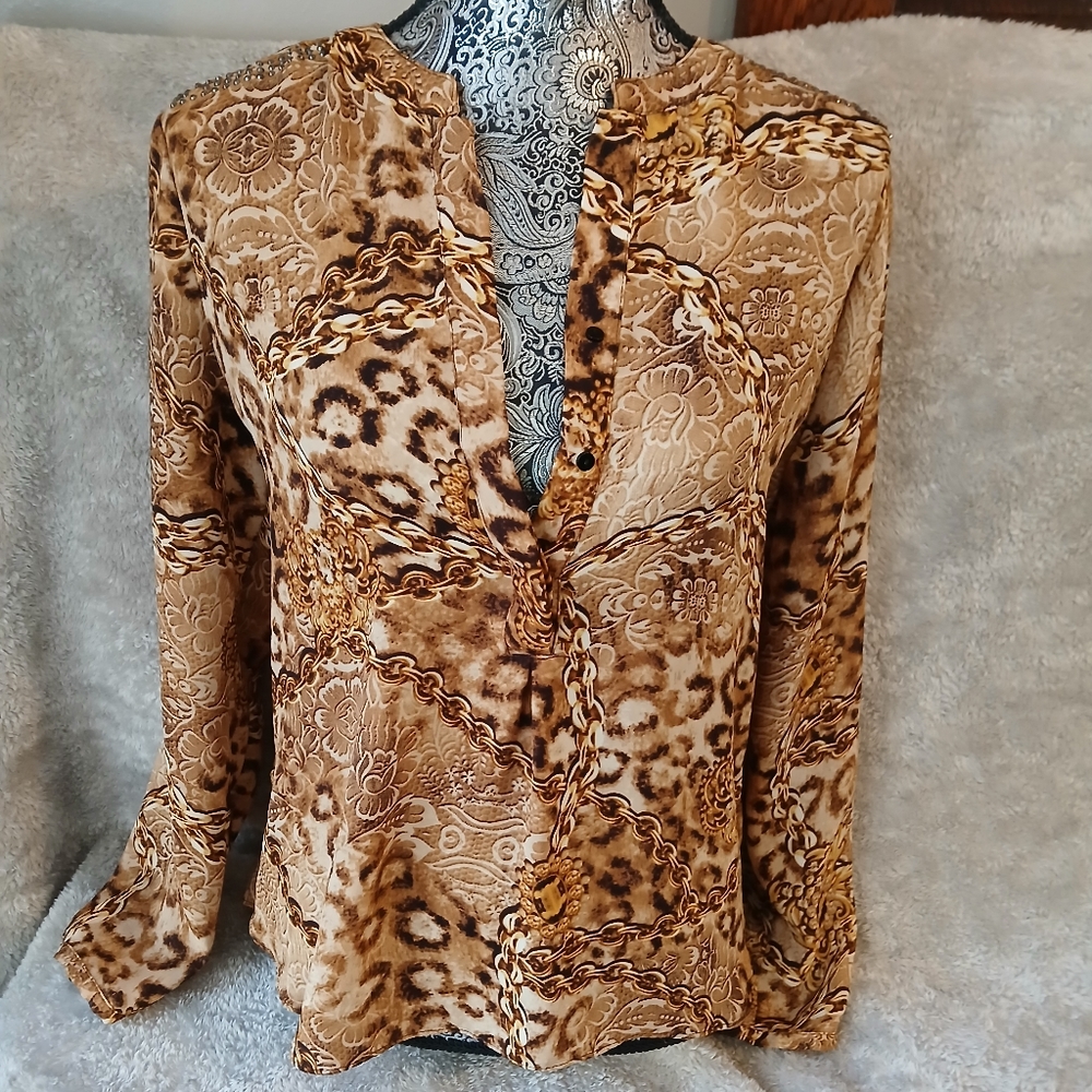 Leopard Print Women's Top